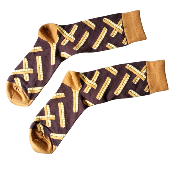 Free with purchase! Floor Play Socks Crinkle Cut Fries - Picture 4 of 8